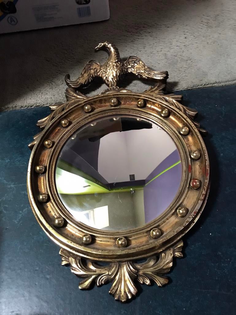 Antieke spiegel met adelaar. Heel mooi!! Prachtig, Verzenden