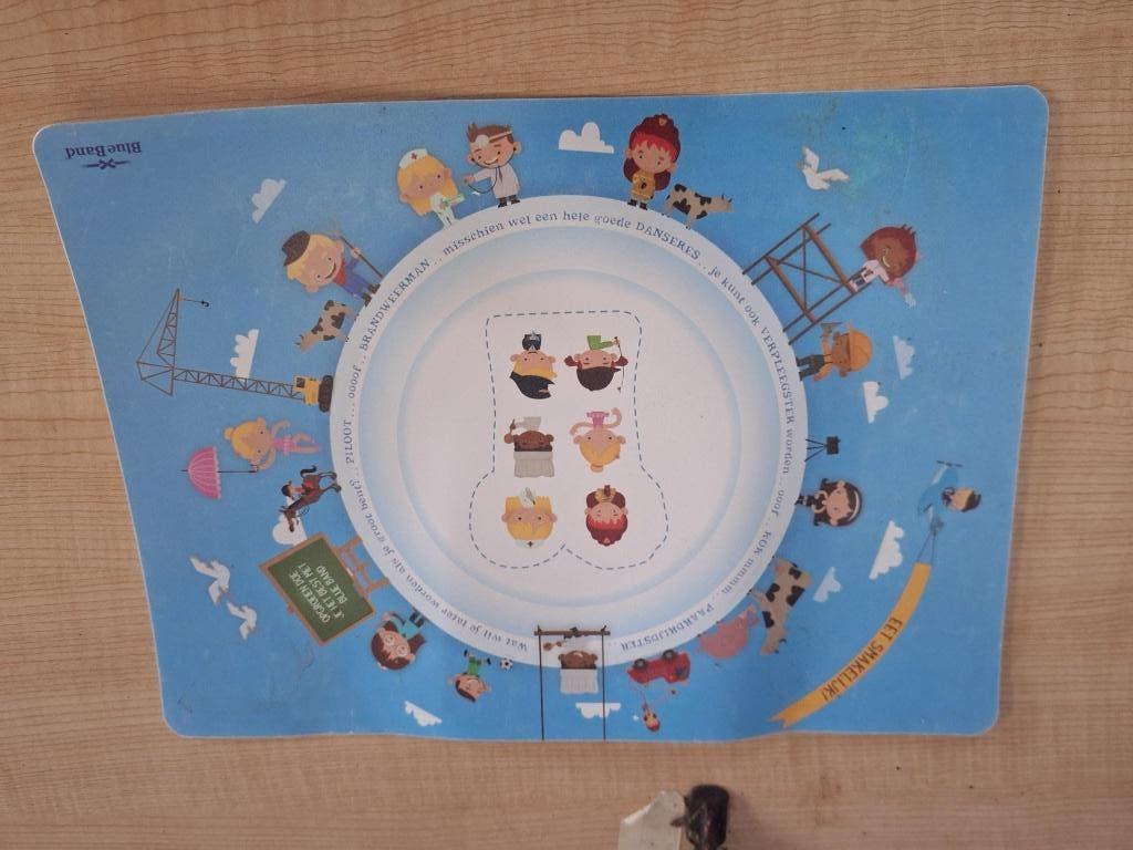 placemat eet smakelijk blueband, Ophalen of Verzenden, Nieuw, Placemat