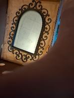 Miroir vintage  décoration en fer forger, Enlèvement ou Envoi