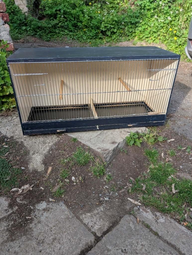 Cage oiseaux, Animaux & Accessoires, Oiseaux | Cages & Volières, Enlèvement, Utilisé, Bois, Cage d'élevage