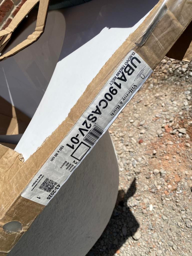 Bad Villeroy &boch. 190x 90, Doe-het-zelf en Bouw, Platen en Panelen, Zo goed als nieuw, Ophalen