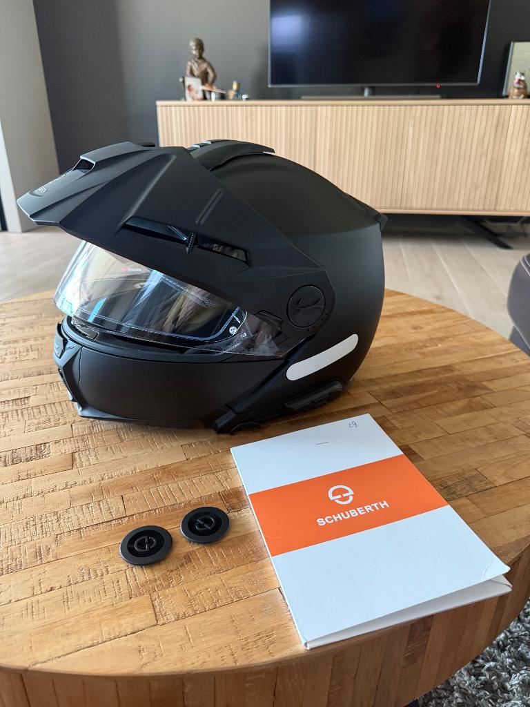 Shuberth E2 systeemhelm met intercom., Motoren, Kleding | Motorhelmen, Heren, Systeemhelm, XL, Overige merken, Nieuw zonder kaartje