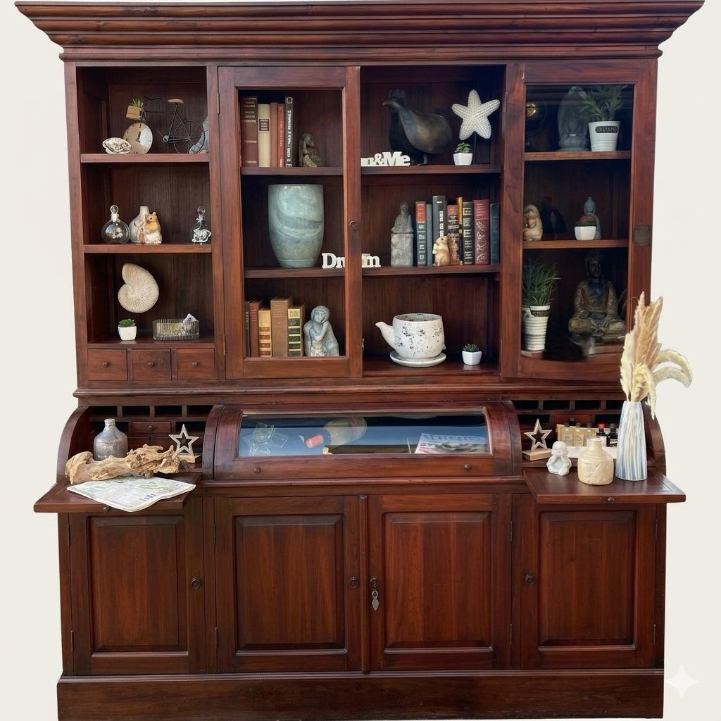 Buffet/armoire d'apothicaire (livraison à domicile gratuite), Maison & Meubles, Avec tablette(s), 200 cm ou plus, Enlèvement ou Envoi