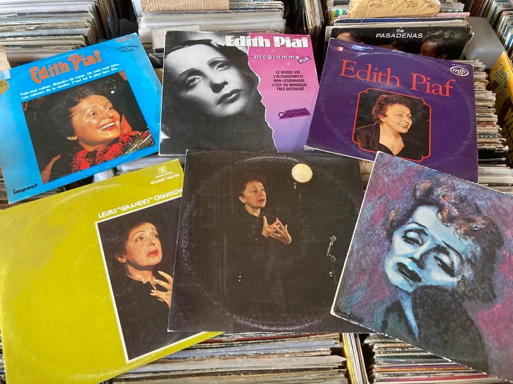 EDITH PIAF/6 Lp’s samen, Enlèvement, Comme neuf