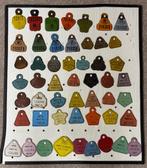 +-50 Fietsplaten West Vlaanderen plaque velo nummerplaat, Ophalen