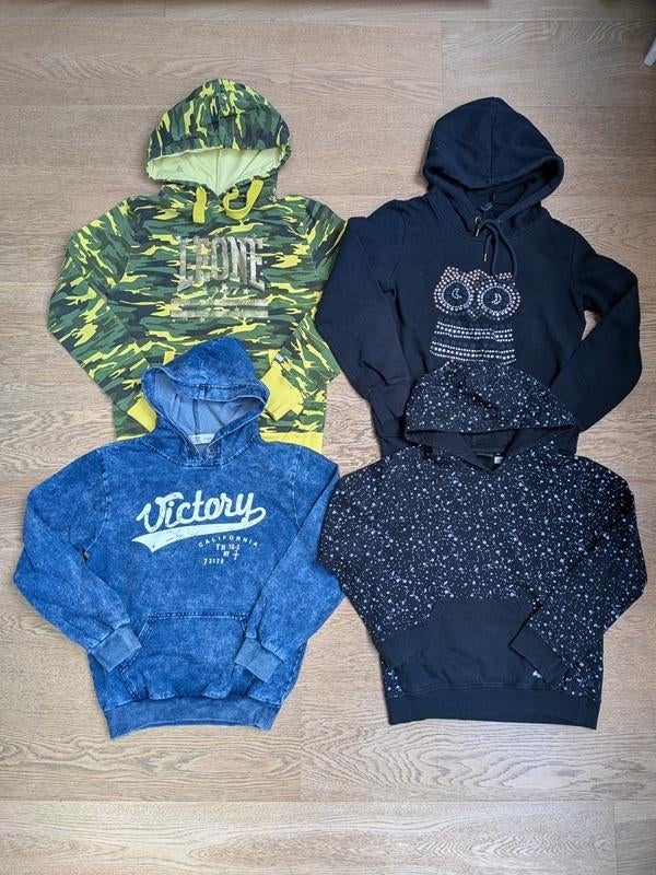sweatshirts à capuche fille - taille 146 (11 ans), Enlèvement, Utilisé, Fille