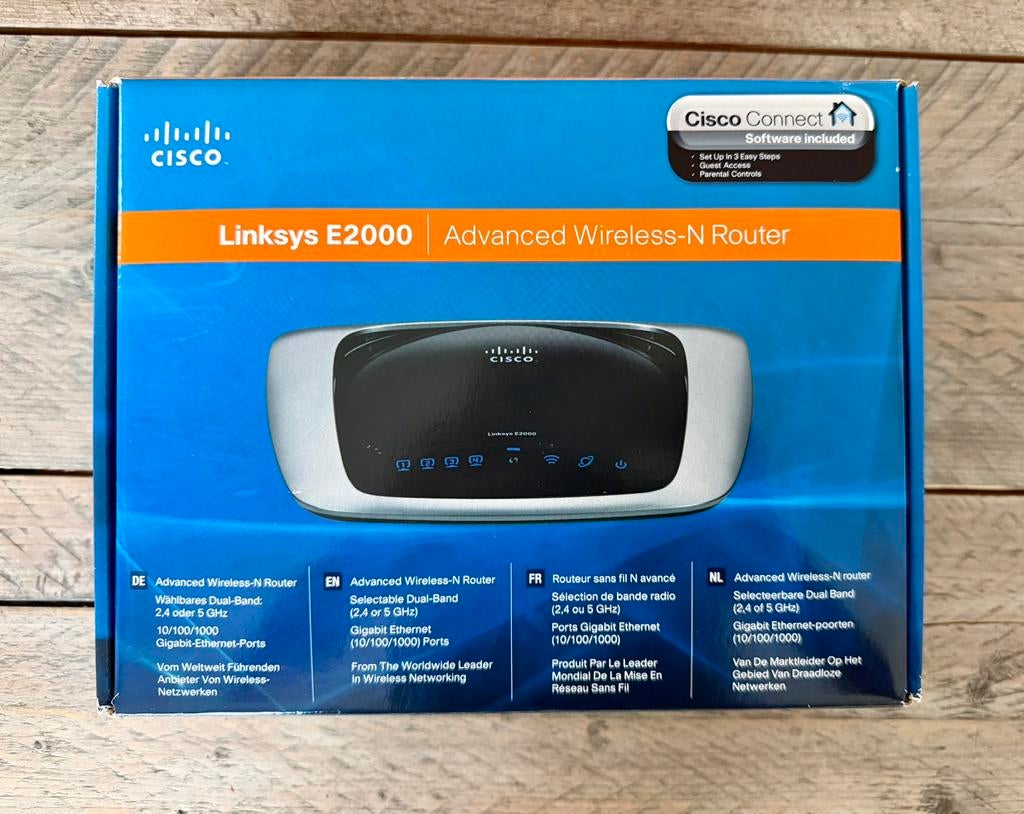Cisco Linksys E2000 Advanced Wireless-N Router!(NIEUW), Computers en Software, Routers en Modems, Ophalen, Nieuw, Router