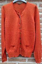 Oranjebruine wollen trui/cardigan 'Maliparmi' - maat 38, Kleding | Dames, Ophalen of Verzenden, Maat 38/40 (M), Oranje