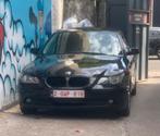 BMW E60 520i, Autos, Cuir, 1750 kg, Entreprise, Noir