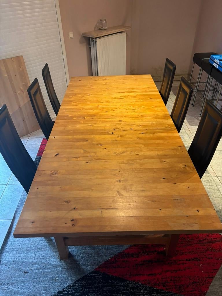 Table de salle à manger  avec extension centrale pour 12 max, Ophalen