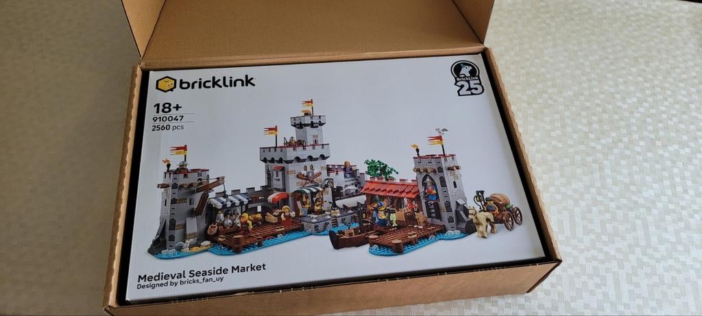 Lego bricklink, seaside market, 910047, lego castle, Ophalen of Verzenden, Nieuw, Complete set, Lego