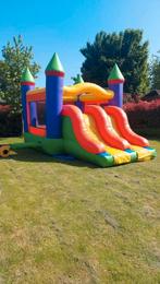 Location château gonflable double toboggan : 0467.89.09.29, Hobby & Loisirs créatifs, Articles de fête | Location, Enlèvement ou Envoi