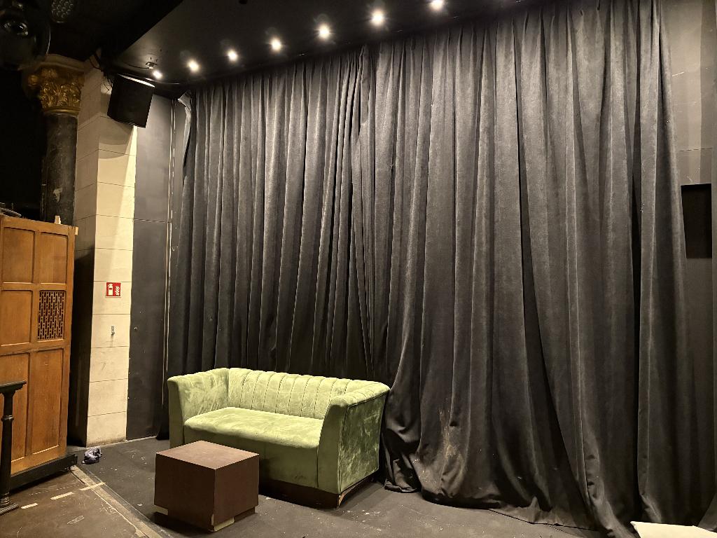 Rideaux Velours Noir, Maison & Meubles, 200 cm ou plus, Enlèvement, Utilisé, 200 cm ou plus