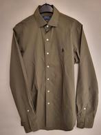 Hemd slim fit maatje S-Ralph Lauren-Kaki, Ophalen of Verzenden, Zo goed als nieuw, Ralph Lauren