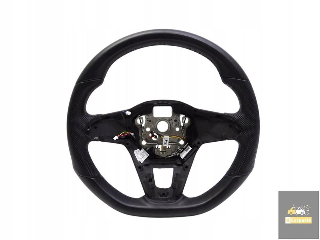 5H0419089FN, Volant en cuir noir coutures apparentes pour VW, Volkswagen, Volkswagen AG, Vw@volkswagen.de, Utilisé