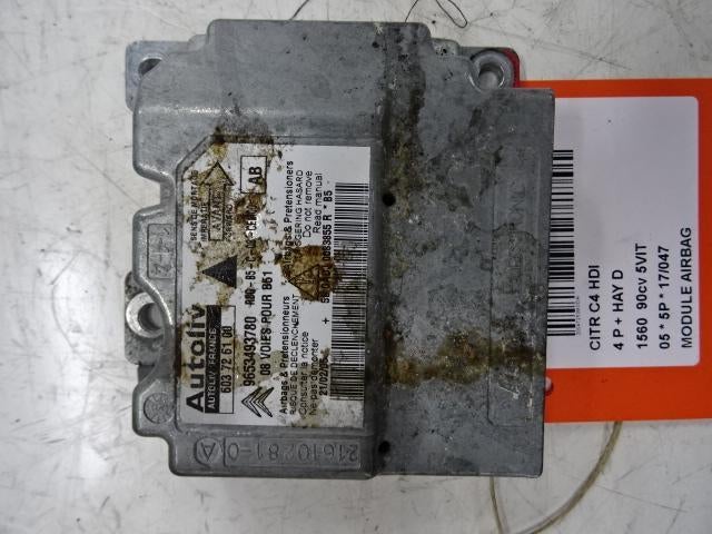 BOITIER AIRBAG Citroën C4 Berline (LC) (9653493780), Citroën, Mevr. I. Hauben, Utilisé, Rue de l'Espoir 34 34
4030  GRIVEGNÉE, BE