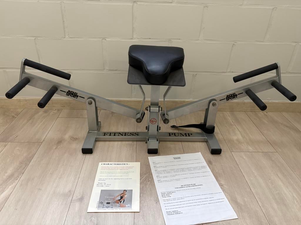 Fitness pump Anghel Sport met oefeningen boekje nieuwstaat, Enlèvement, Comme neuf