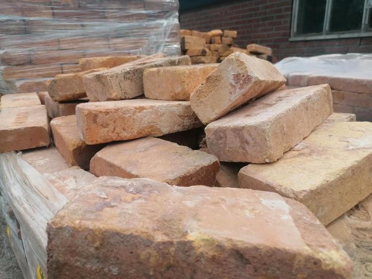 vuurvaste stenen  21.5 x 5.5 x 10 cm  uit recuperatie, Bricolage & Construction, Briques, Utilisé, Pierres naturelles, Enlèvement