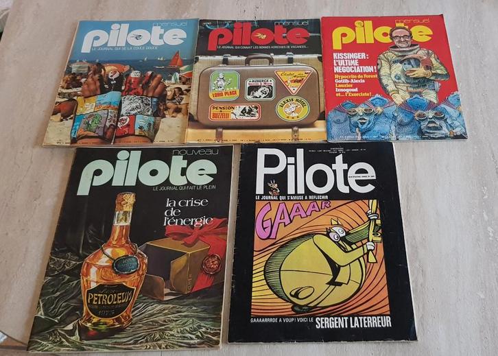 Revues Pilote vintage années 70, Livres, BD, Utilisé, Plusieurs BD, Enlèvement ou Envoi