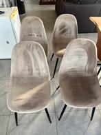 Zalmroze kuip stoellen, Ophalen, Zo goed als nieuw, Overige kleuren, Stof