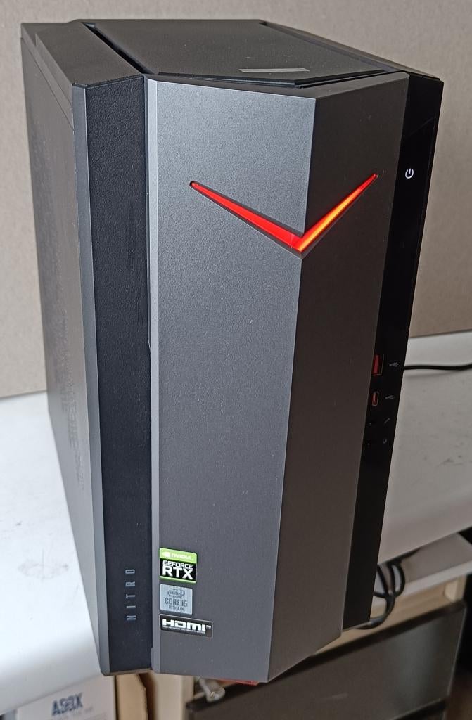 Acer Nitro N50-610 Gaming PC – RTX 2060 - Intel Core i5, Informatique & Logiciels, Ordinateurs de bureau, Utilisé, 3 à 4 Ghz, SSD