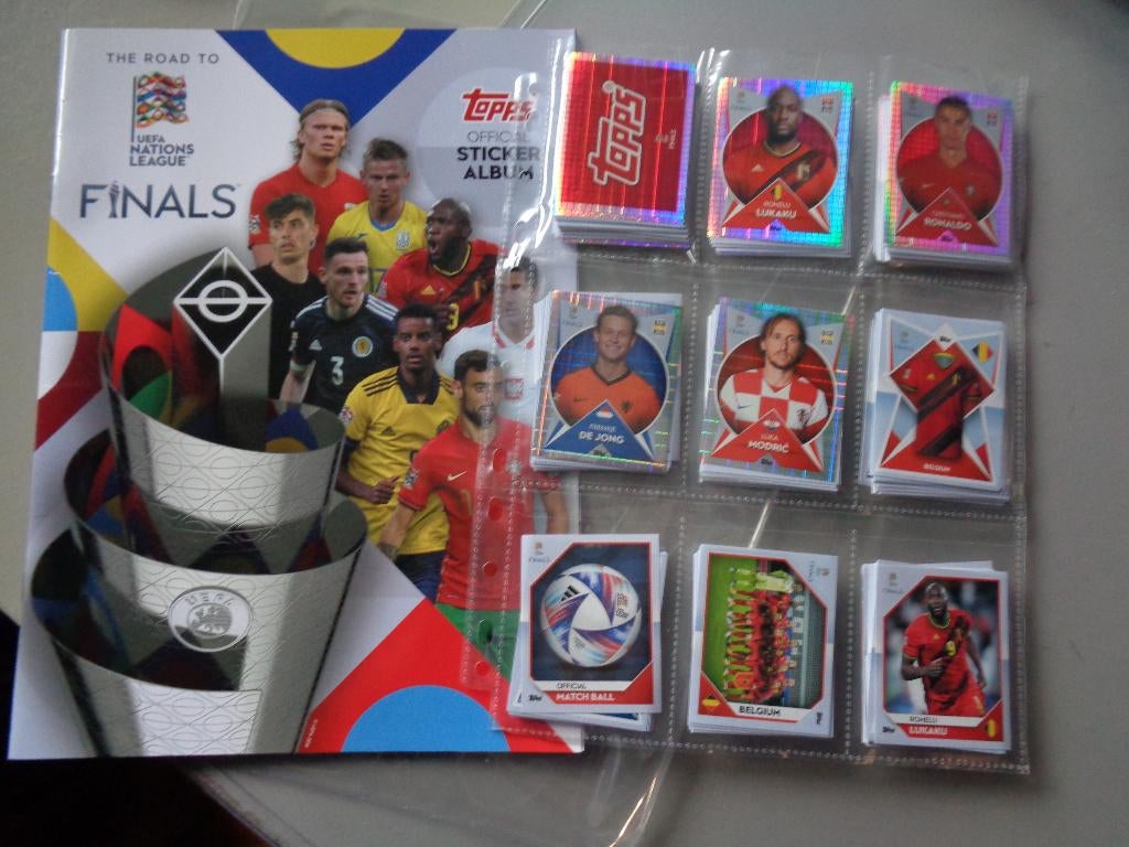 VOETBAL ROAD TO UEFA NATIONS LEAGUE FINALS 2022 TOPPS, Verzenden, Nieuw