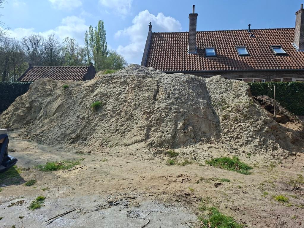 Zavel / geel zand, Ophalen