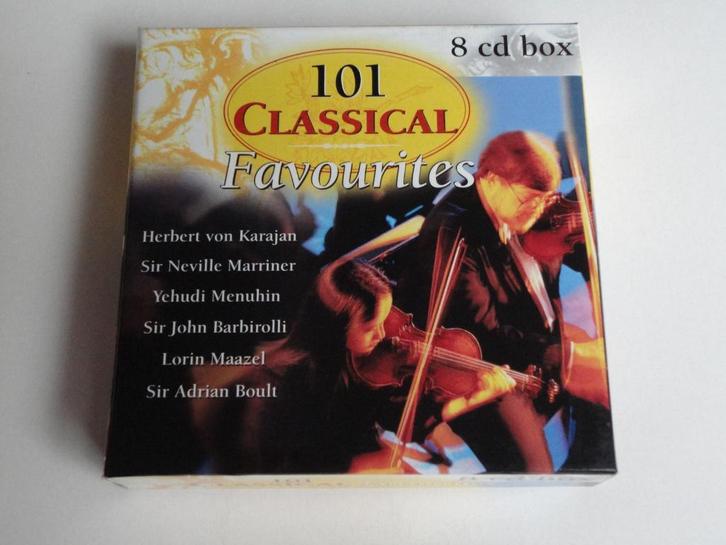 101 Classical Favourites (8 X CD BOX), CD & DVD, CD | Classique, Enlèvement ou Envoi