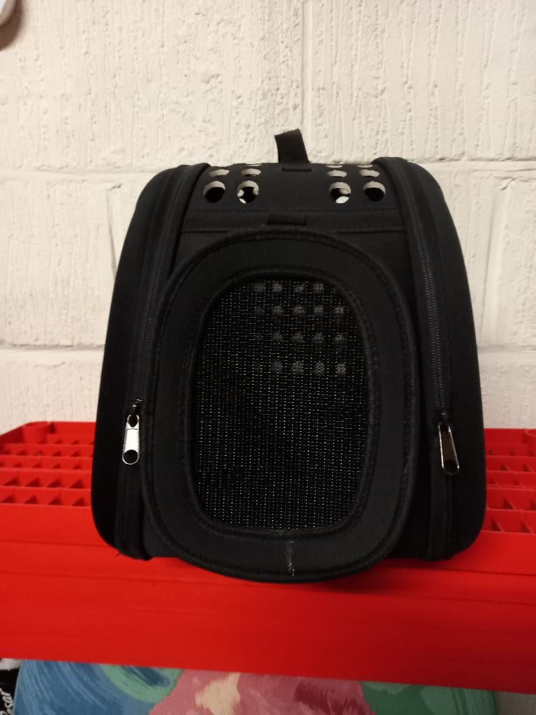 Sac de transport noir pour petit chien ou chat, Enlèvement, Neuf