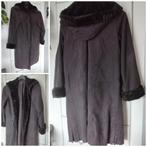 Manteau femmes aspect daim brun taupé CANDA /T. M., Taille 38/40 (M), Enlèvement ou Envoi, Comme neuf, Brun