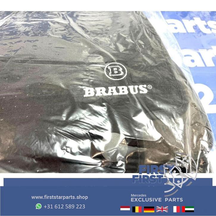 ORIGINELE BRABUS Mercedes VLOERMATTEN SET A35 A45 C43 C63 E6, Auto diversen, Tuning en Styling, Ophalen of Verzenden