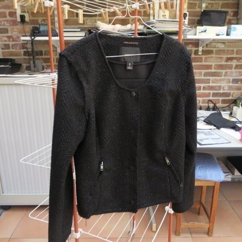 Jasje nieuw zwart staafjes Maison Scotch mt 40, Vêtements | Femmes, Vestes | Été, Neuf, Taille 38/40 (M), Maison scotch, Enlèvement ou Envoi