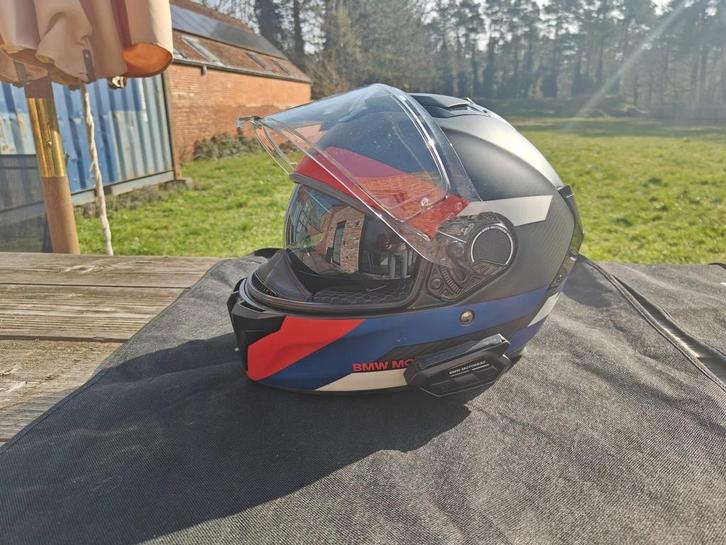 BMW integraalhelm Xomo + communicatiesysteem + motorcamera, Motoren, Kleding | Motorhelmen, Dames, Heren, Integraalhelm, L, Overige merken