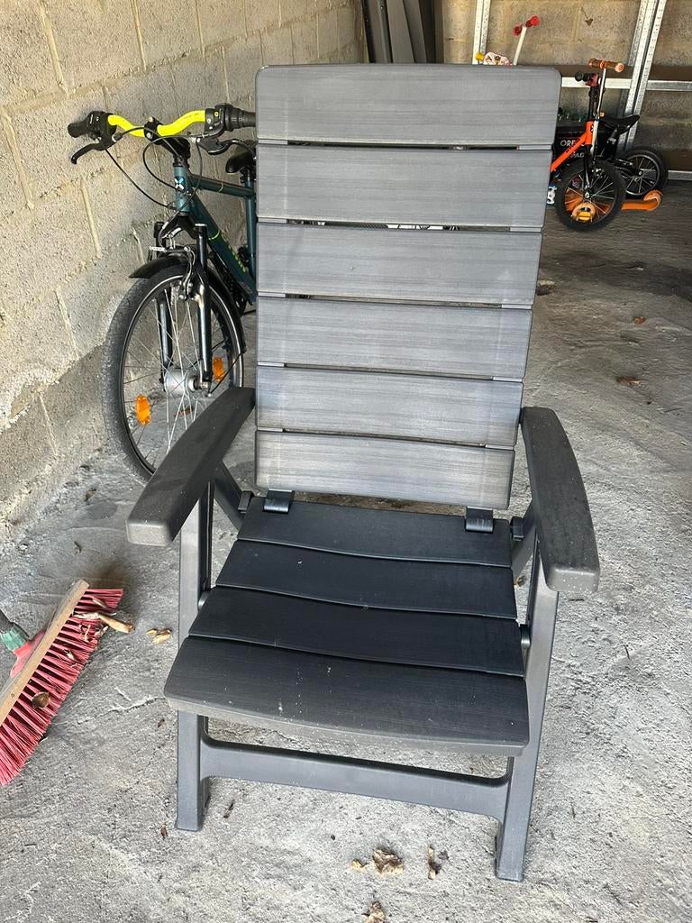 Chaise de jardin dossier reglable, Jardin & Terrasse, Chaises de jardin, Enlèvement, Comme neuf