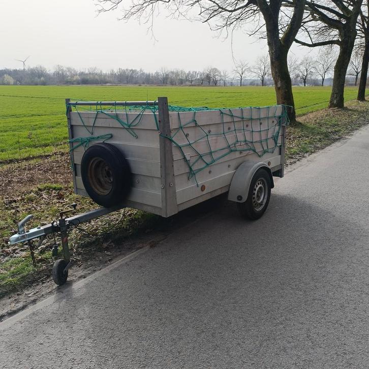 Remorque simple essieu alu 750kg avec rehausse état nickel, Autos : Divers, Remorques