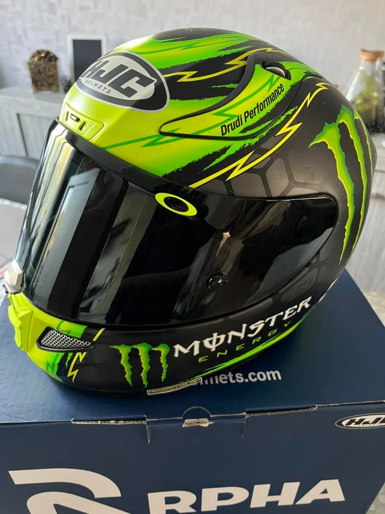 HJC Rpha 11 Taille M Cal Crutchlow casque replica, Motos, Enlèvement, M, Casque intégral, HJC