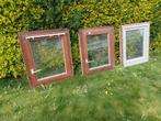 houten venster, Doe-het-zelf en Bouw, Raamkozijnen en Schuifdeuren, Ophalen, Gebruikt, Minder dan 75 cm, Raamkozijn