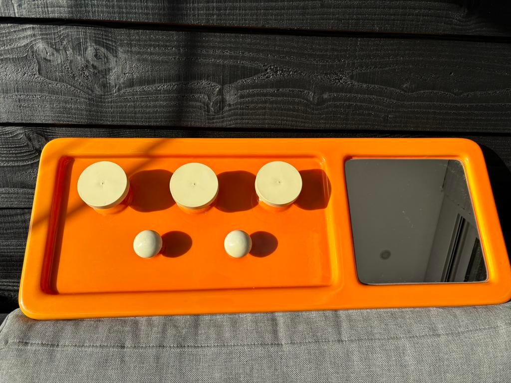 Zeldzame Vintage SALC Italy Design Kapstok Space Age 1970, Enlèvement ou Envoi, Synthétique