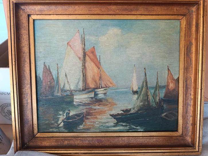 Paire d’huiles sur toile – Scènes marines,Peche Encadrées, Antiquités & Art, Art | Peinture | Classique, Enlèvement