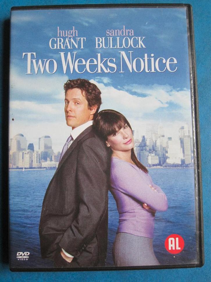 Two Weeks Notice (2002), Cd's en Dvd's, Dvd's | Komedie, Zo goed als nieuw, Romantische komedie, Alle leeftijden, Ophalen of Verzenden
