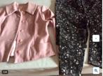 2 pièces vintage 42/44, Vêtements | Femmes, Pulls & Gilets, Enlèvement ou Envoi, Comme neuf, Taille 42/44 (L), Rose
