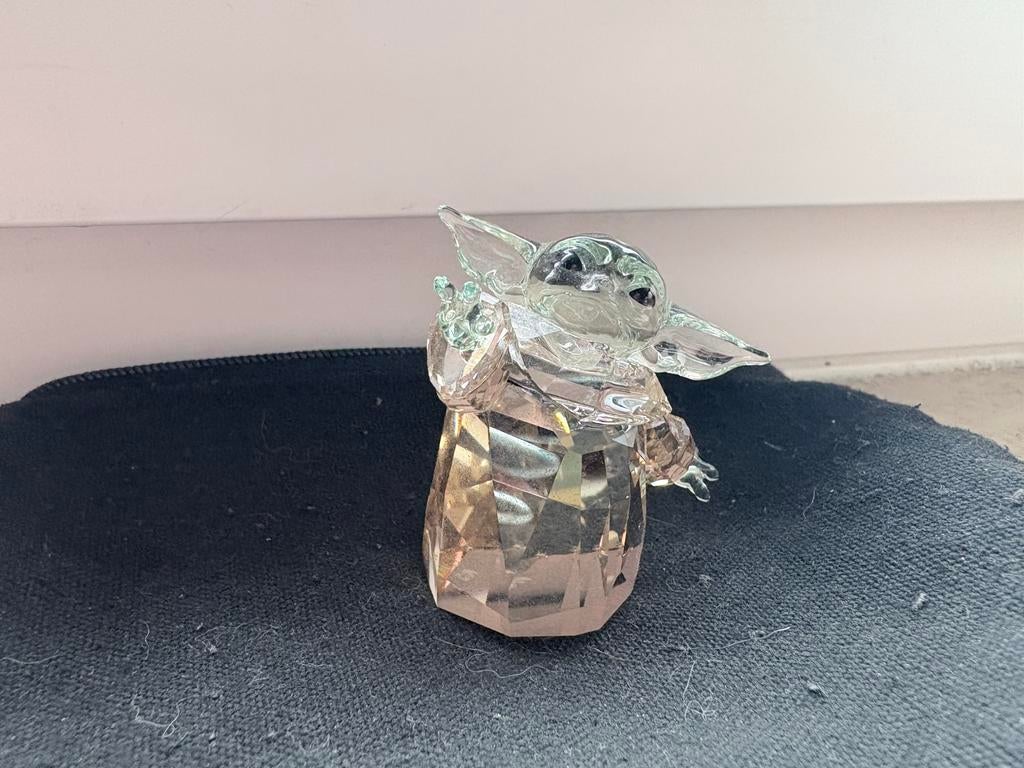 Kristal beeltje van yoda, Collections, Swarovski, Enlèvement, Comme neuf, Accessoire de maison