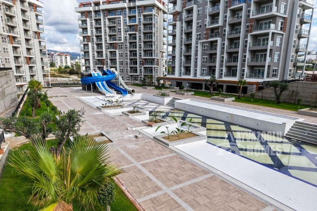 1+1 appartement in Avsallar in een moderne residentie, Immo, 2 kamers, Turkije, 47 m², Stad