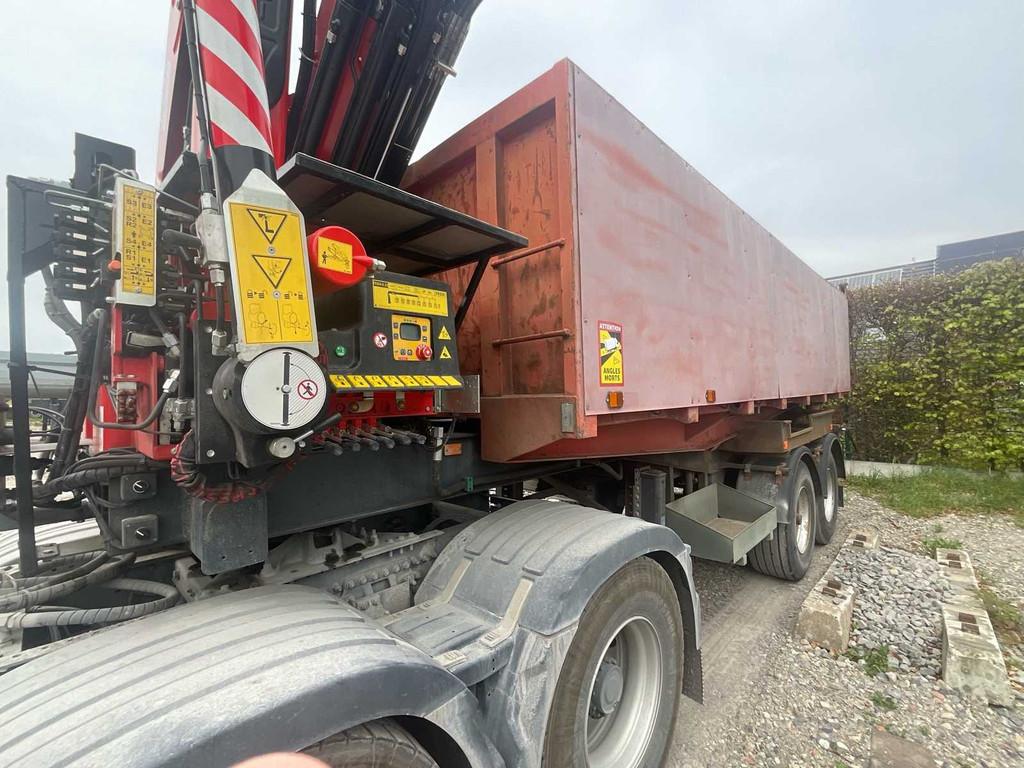 2025 WABCO tipper met Fassi F235 /SK18/25 kraan – Semi-opl, Overige brandstoffen, Bedrijf, Aanhangers en Opleggers, Te koop