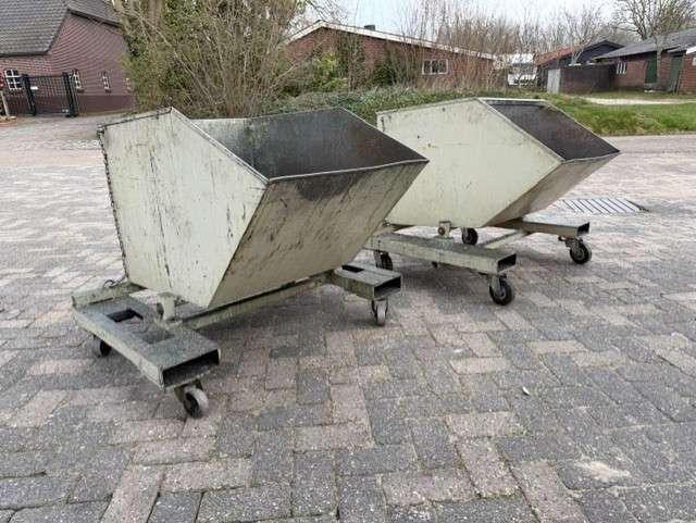 Kiepcontainer kantelbak heftruck container verrijdbaar, Enlèvement ou Envoi, Niet ingevuld, Niet ingevuld, Niet ingevuld
