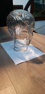 Levensgroot hoofd van helder glas voor kinderen, Ophalen