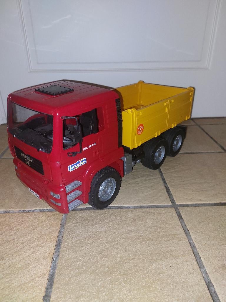 Bruder - MAN TGA Kiepwagen, Kinderen en Baby's, Ophalen, Gebruikt