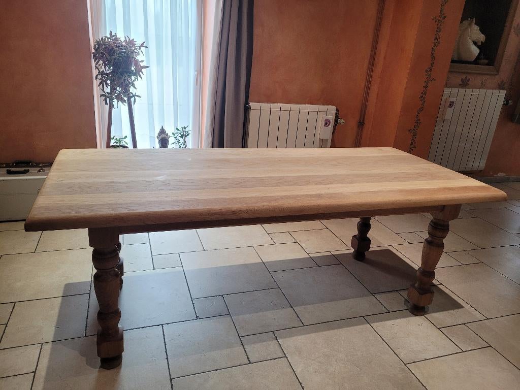 Table salle à manger, Ophalen, Eikenhout, 50 tot 100 cm, Zo goed als nieuw