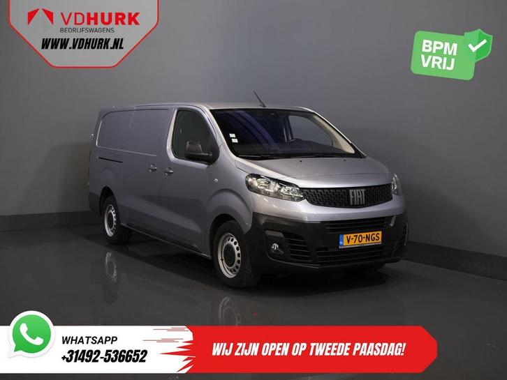 Fiat Scudo 2.0 MJ 145 pk L3 BPM VRIJ! (DEMO) Adapt.Cruise/ C, Auto's, Bestelwagens en Lichte vracht, Bedrijf, ABS, Centrale vergrendeling