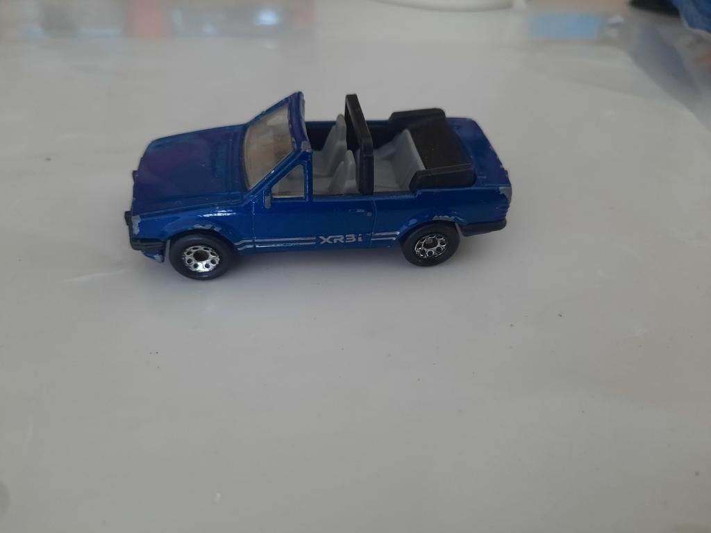 Matchbox Ford Escort cabriolet, Envoi, Utilisé, Voiture